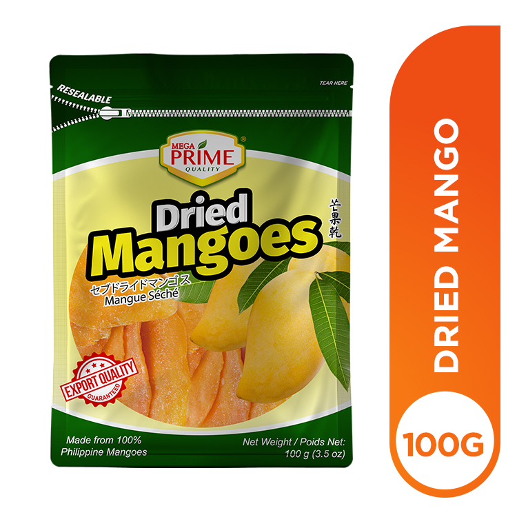 Mega Prime Dried Mangoes 100g Lazada PH