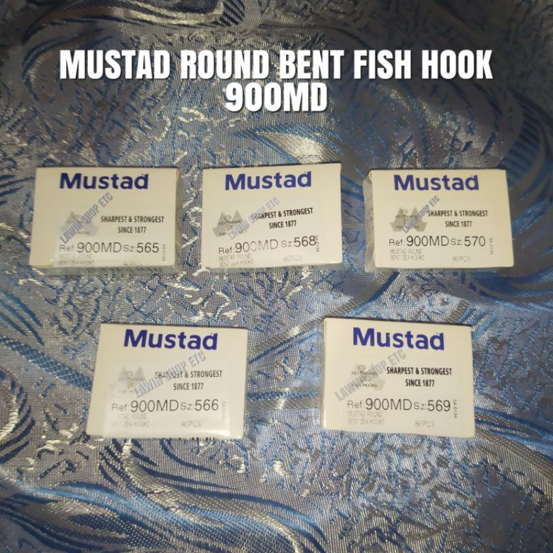 MUSTAD FISHING HOOKS REF 900MD (FLATTENED END) BIWAS BINGWIT