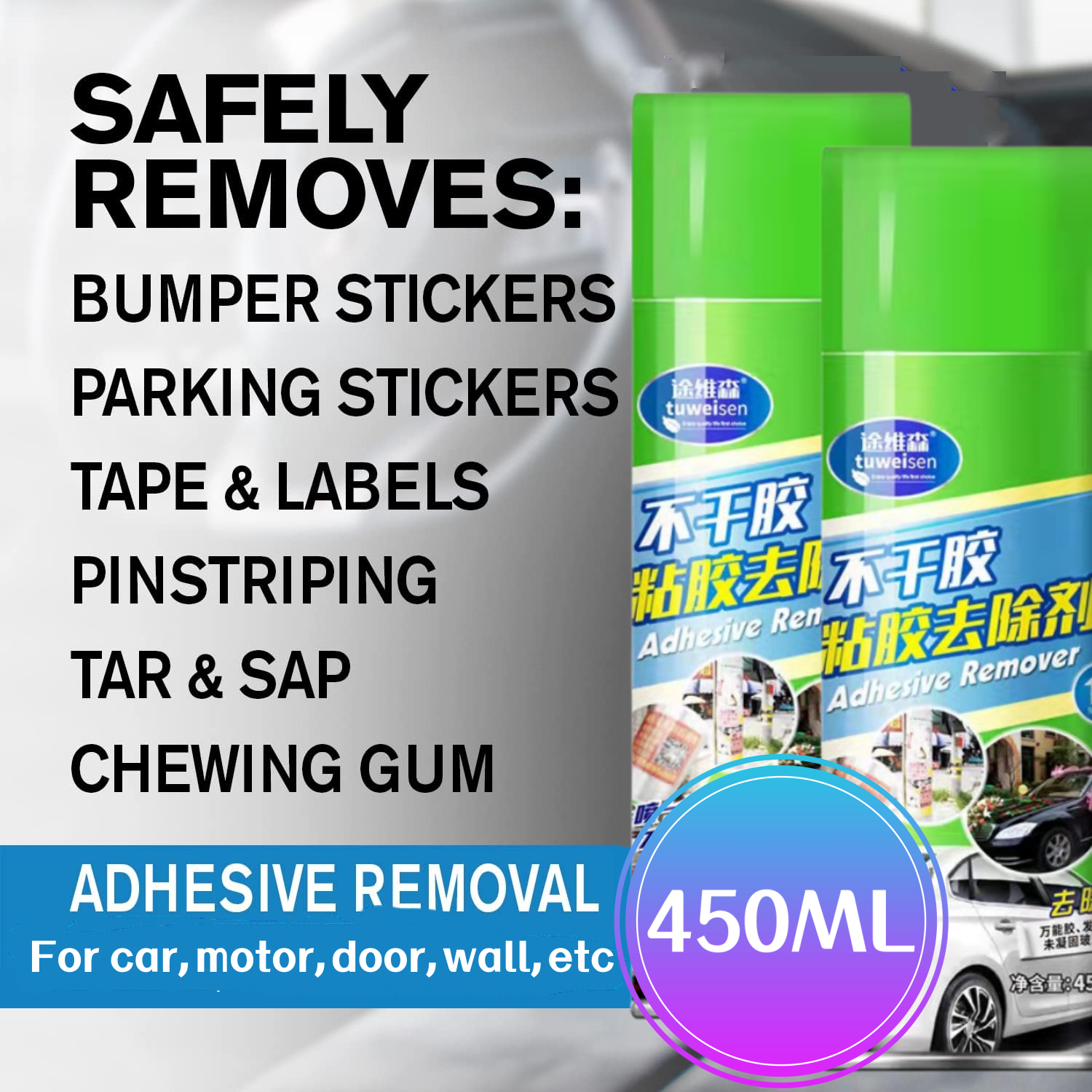 Car Sticker Remover Spray 450ml