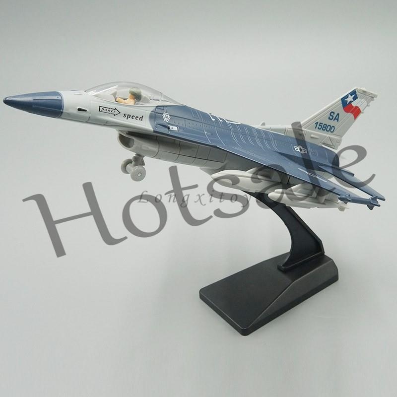 【hot sale】 ♘ B16 1:87 Diecast Plane Model US F-16 Jet Fighter Pull Back ...