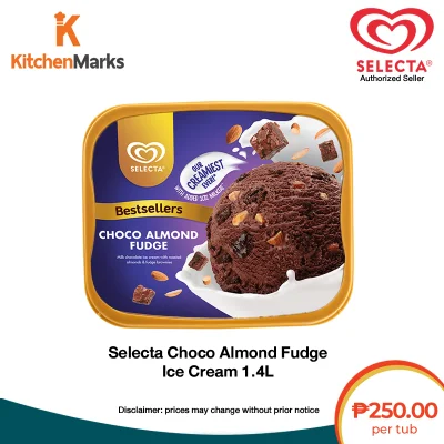 Selecta Choco Almond Fudge Ice Cream 1.4L