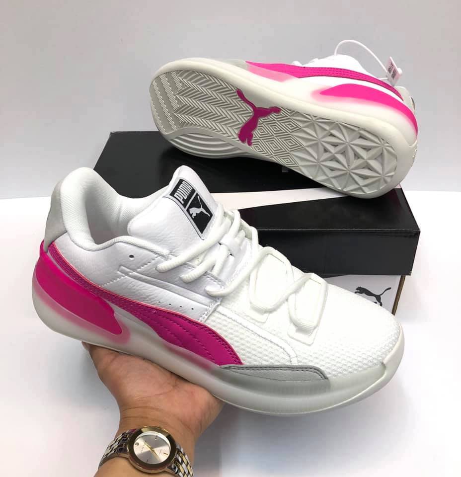 pink puma clyde
