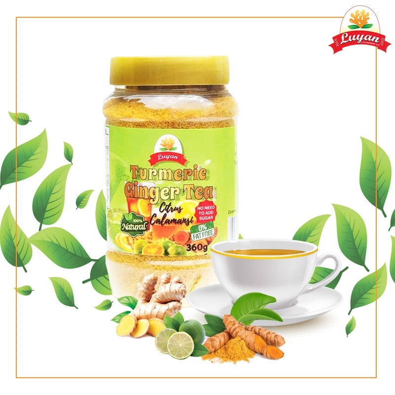 Luyan Instant Turmeric Ginger Tea Citrus Calamansi 360g Lazada PH