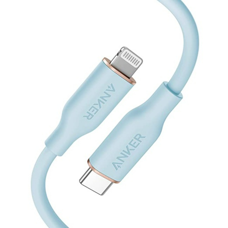 Anker 641 Powerline III Flow, USB C to L Cable for iPhone 15 14 13 and
