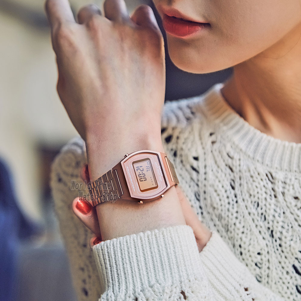 casio watch rose