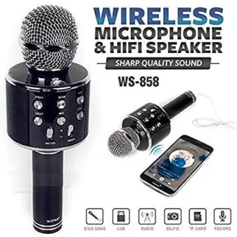 bluetooth microphone with speaker lazada