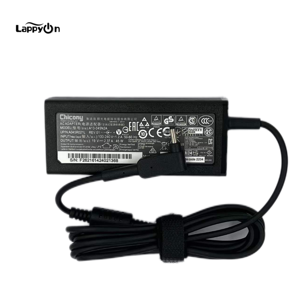 45W 19V AC Adapter Charger For Acer Aspire One Laptops - 2.37A, ADP-40TH / ADP-40KD Compatible