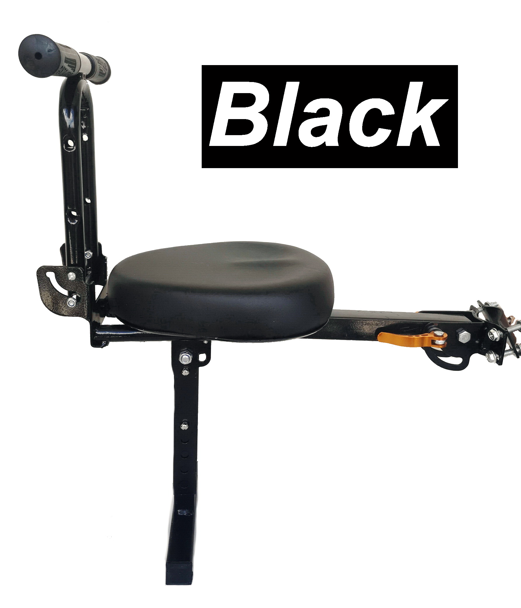 DW Bike Child Seat Front Retractable Bicycle Seat Adjustable Height