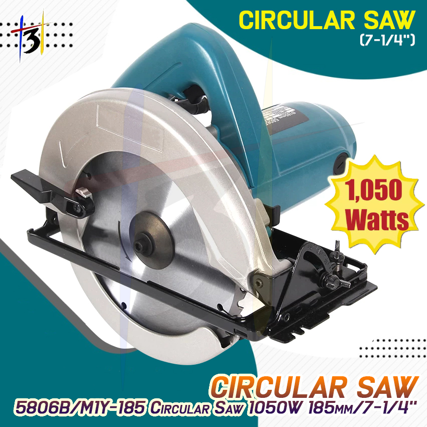 5806B/M1Y-185 Circular Saw 1050W 185mm/7-1/4'' Electric Saw