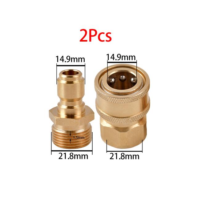 High Pressure Washer M22 Adapter Quick Connector Quick Release Fitting