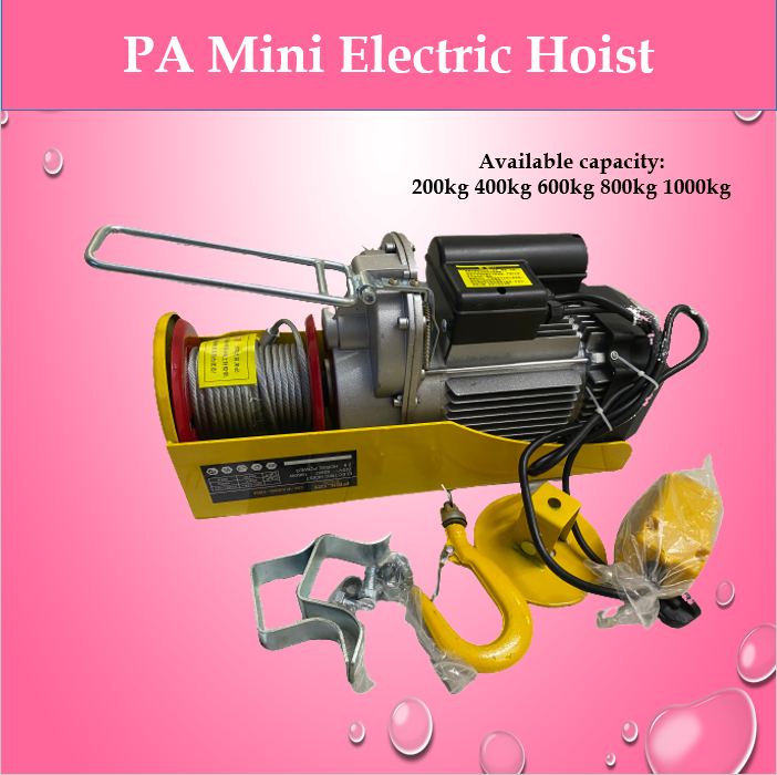 BEST SELLING HEAVY DUTY ELECTRIC HOIST PA SERIES PA200 PA400 PA600