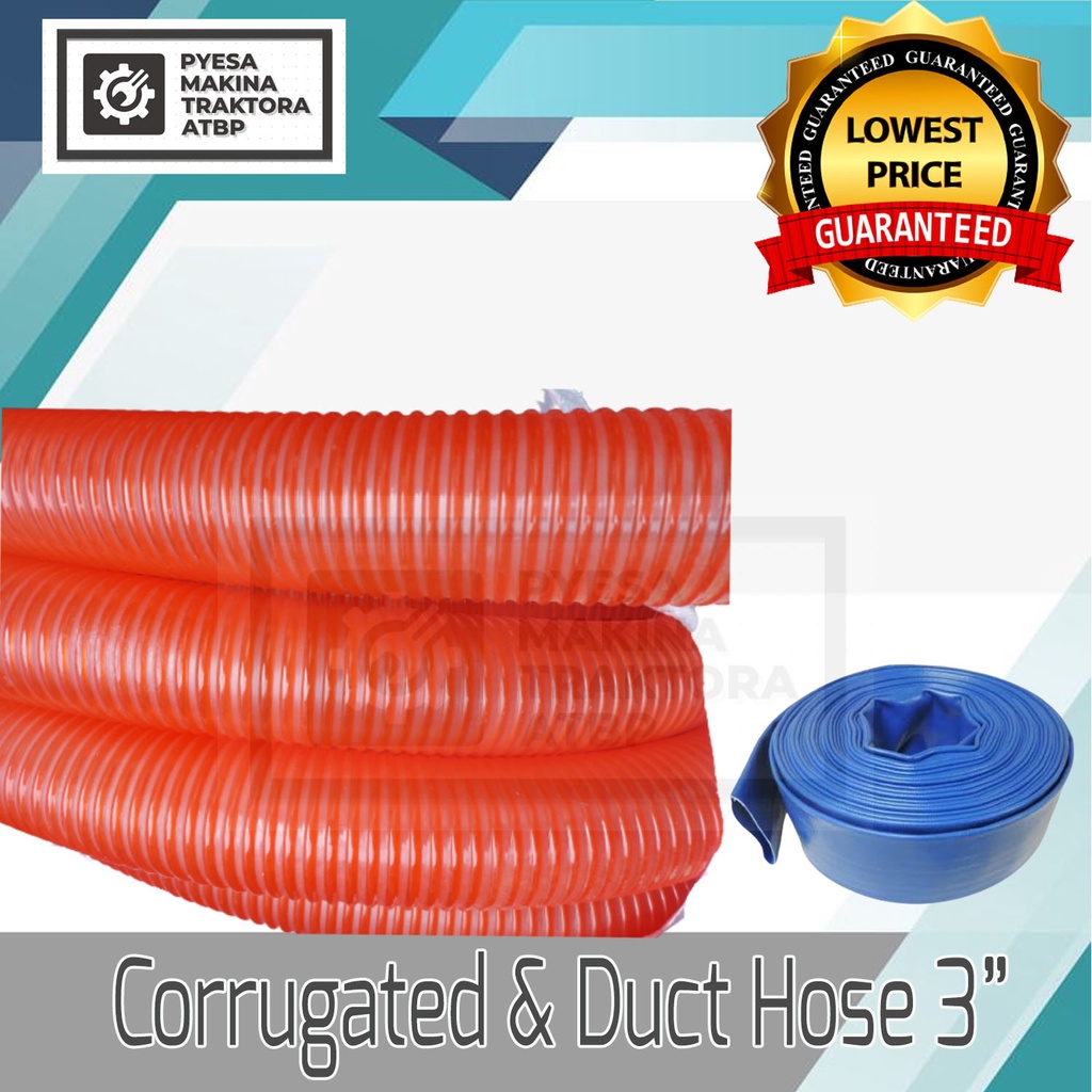 3" inches SUCTION HOSE and Duct Hose for 3 inches WATER PUMP Lazada PH