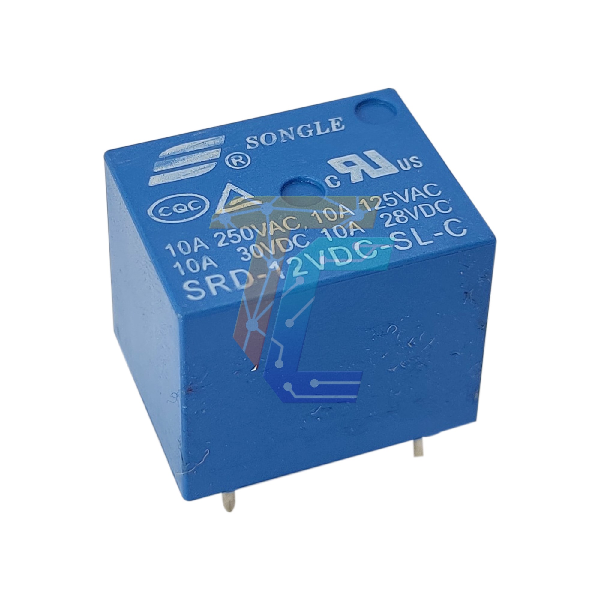 1PC SRD12VDCSLC 12VDC 10A 250V AC Power relay PCB Type T7312V 5