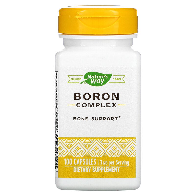 Boron Complex Osteoporosis Support, 3 mg, 100 Capsules Lazada PH