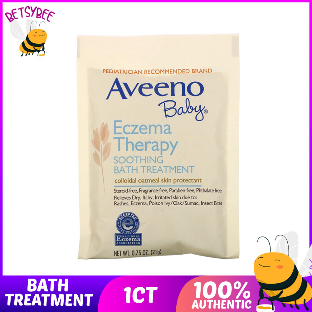 Aveeno Baby Eczema Therapy Soothing Bath Treatment Colloidal Oatmeal