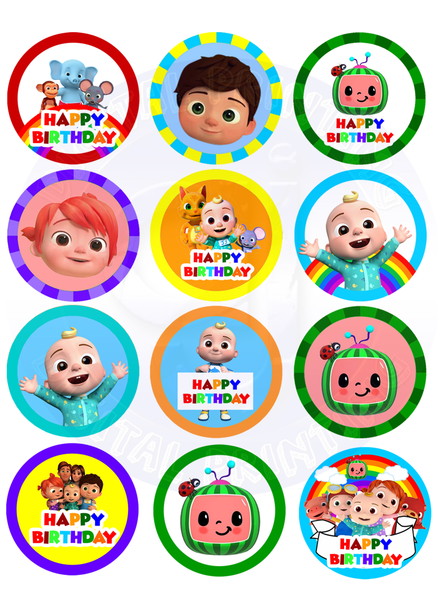 Cupcake Toppers 106