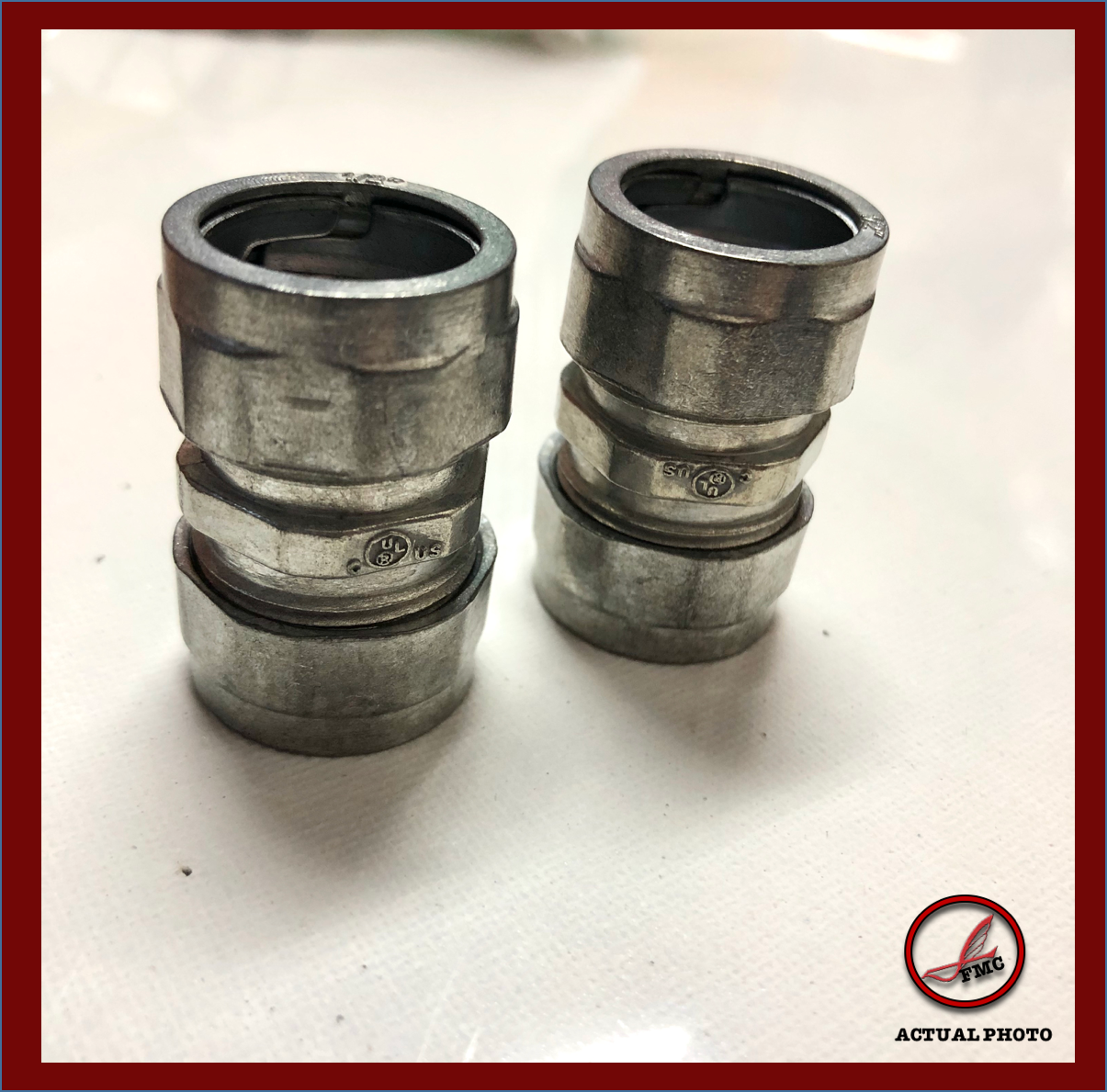 2 pcs EMT Coupling Compression Type 1 1/4, 1 1/2 or 2 inches for