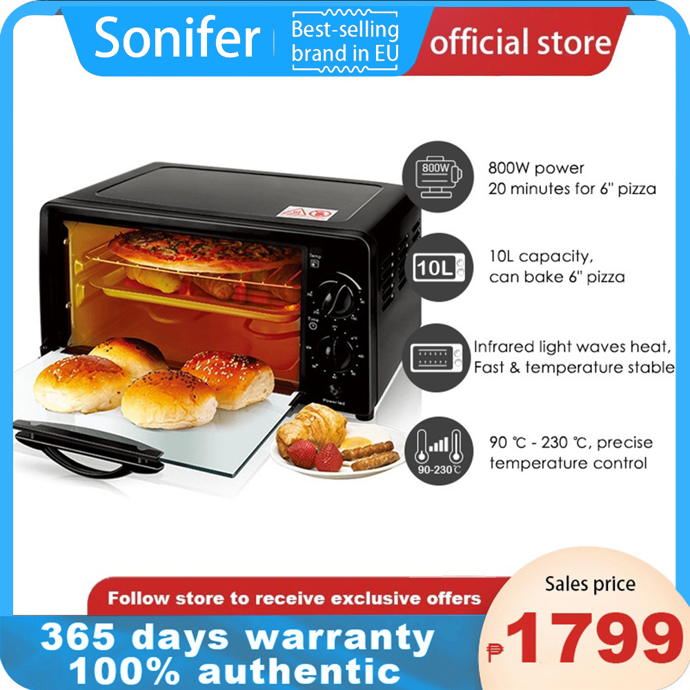 Sonifer Electric Oven,Mini Ovens,20L Countertop Oven and Grill Three
