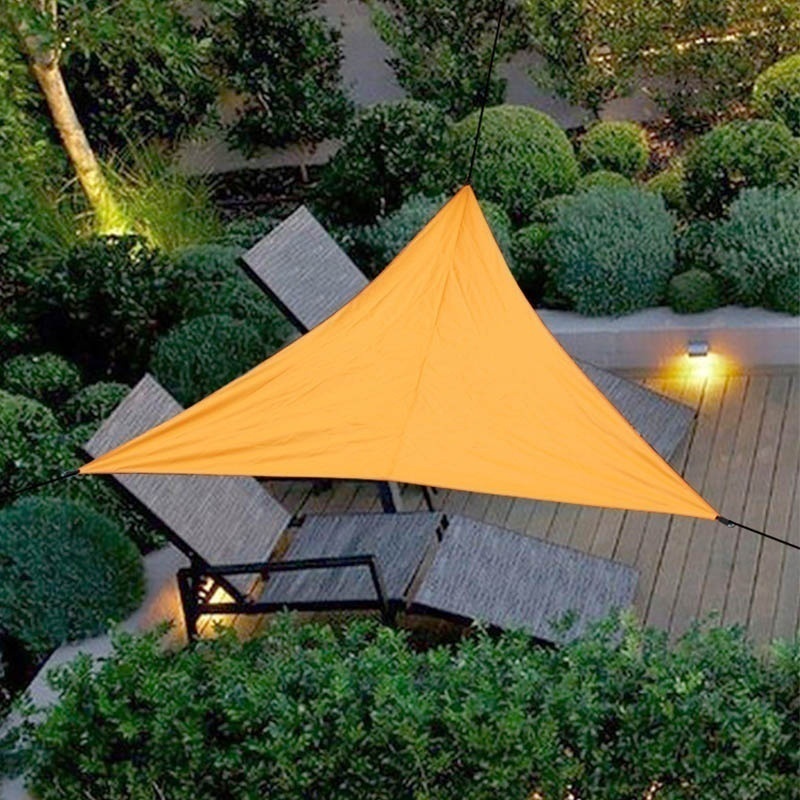 Outdoor Waterproof Sun Shade Canopy Triangle Sun Shade Sail UV Block Awning Tent Yard Shelter
