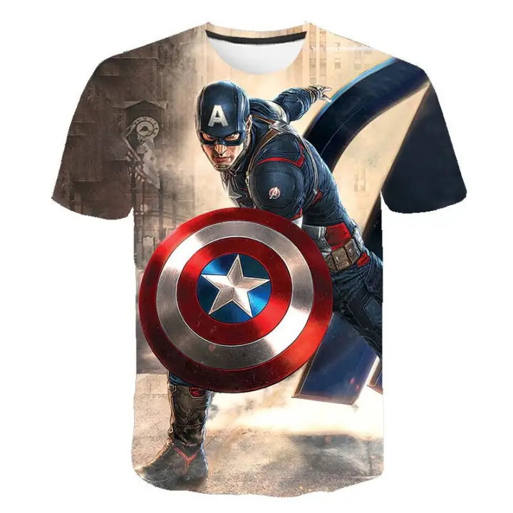 captain america 3d t shirt