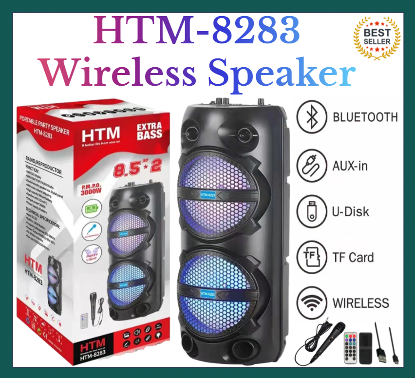 New Latest HTM-8283 Portable Stereo 