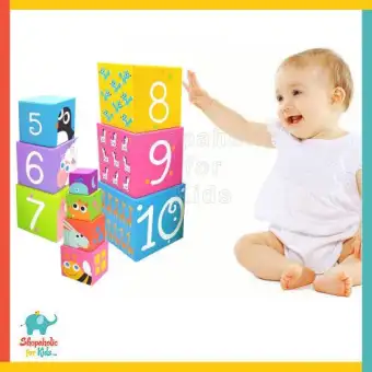 child development stacking blocks