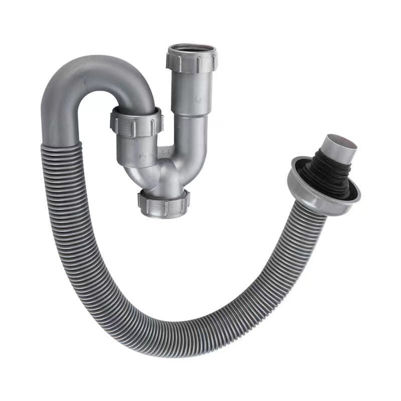 Sincecu Sink Drain Pipe Bathroom Kitchen Sink Flexible Drain Pipe 