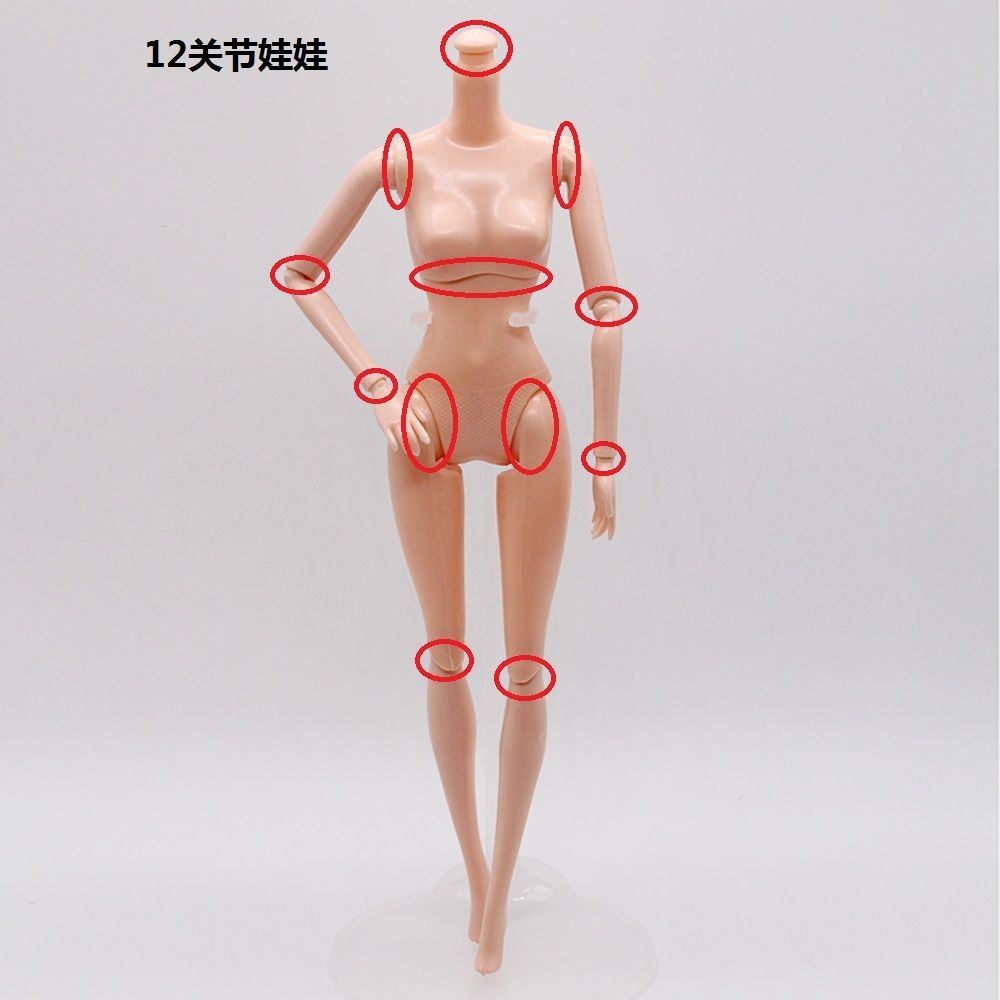 New Cm Barbie Ferrite White Muscle Joints Naked Body Bird Sat Multi Joint Ferrite Eva In