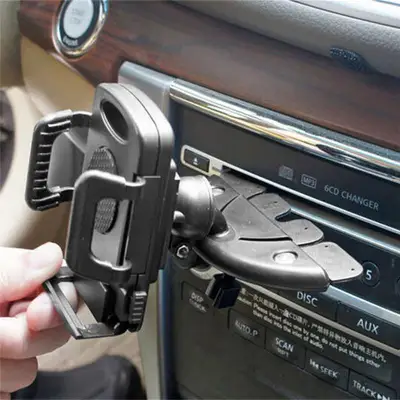 DENG Universal Car CD Slot Phone Mount Holder Stand Cradle For Mobiles iPhone Samsung