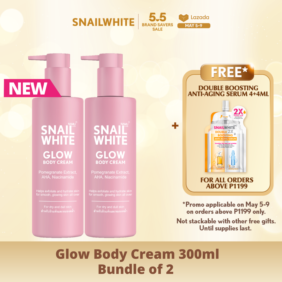 SNAILWHITE Glow Body Cream, Bundle of 2 Lazada PH