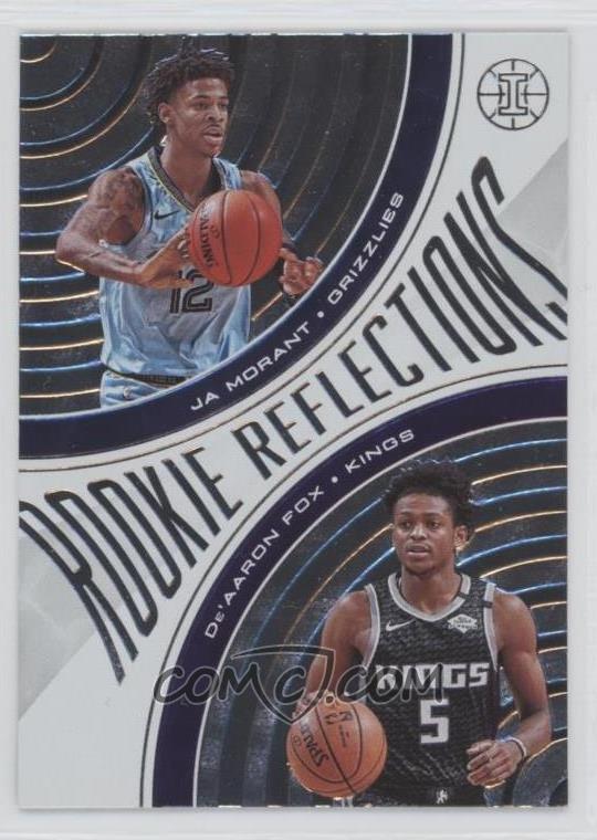 Ja Morant, De'Aaron Fox - Rookie Reflections #19 2019-20 Panini ...