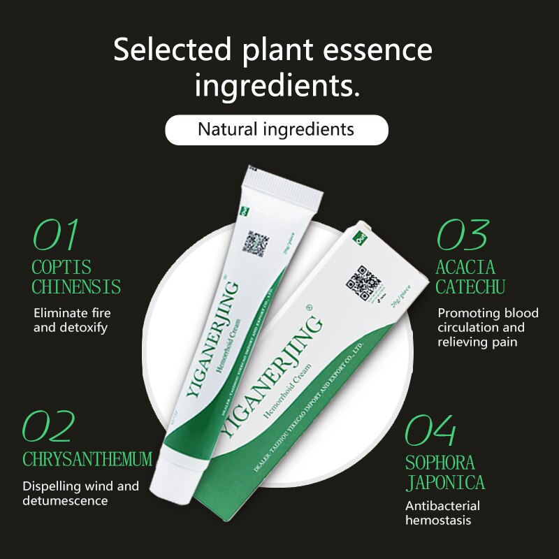 Super Effective Yiganerjing Hemorrhoids Ointment Cream Plant Herbal Materials Powerful Lazada Ph