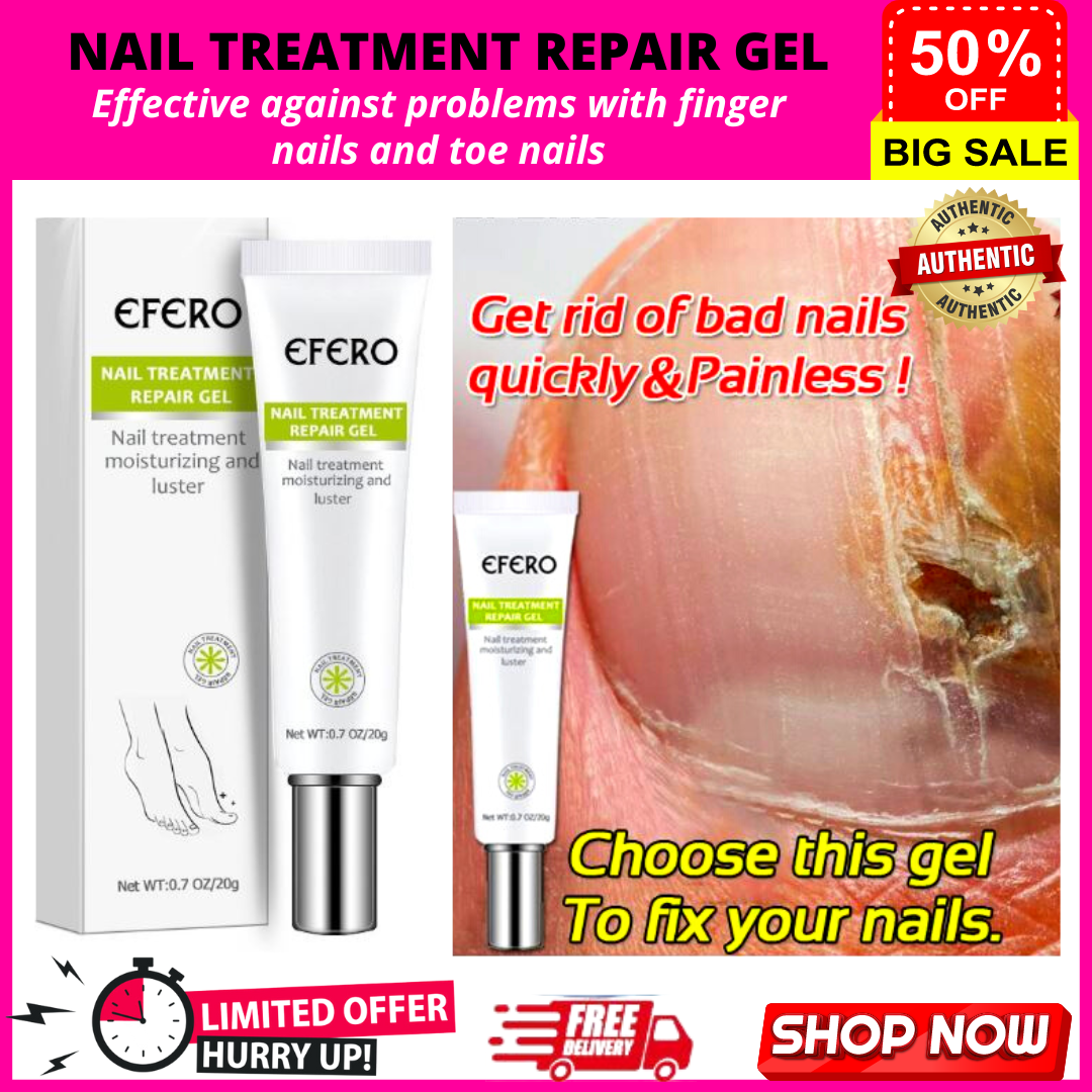 💯 ORIGINAL Safe Effective EFERO Nail Treatment Repair Gel Feet Care