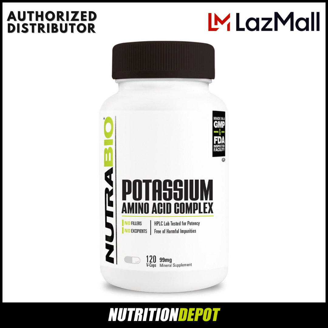 NUTRABIO POTASSIUM AMINO ACID COMPLEX 120CAPS Lazada PH