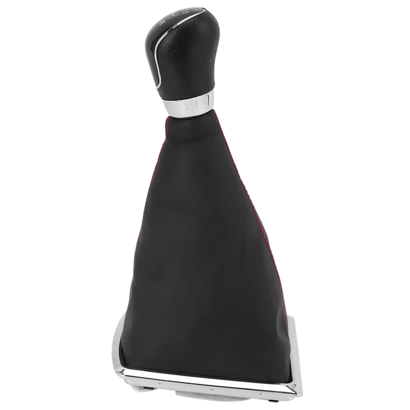 5 Speed Gear Stick Shift Knob & Dust Boot Cover for Ford Focus MK2 2005-2012