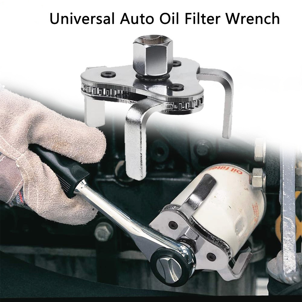 ThreeClaw Oil Filter, Universal Oil Filter Removal Tool Adjustable Oil
