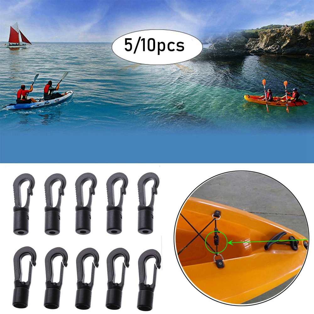 Magideal 8 Pcs Kayak D Ring Clips for Boat Canoe Kayak Fishing Accessories