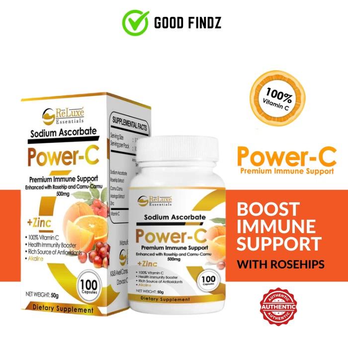 Vitamin C Plus Zinc Power C Sodium Ascorbate with Zinc 500mg100