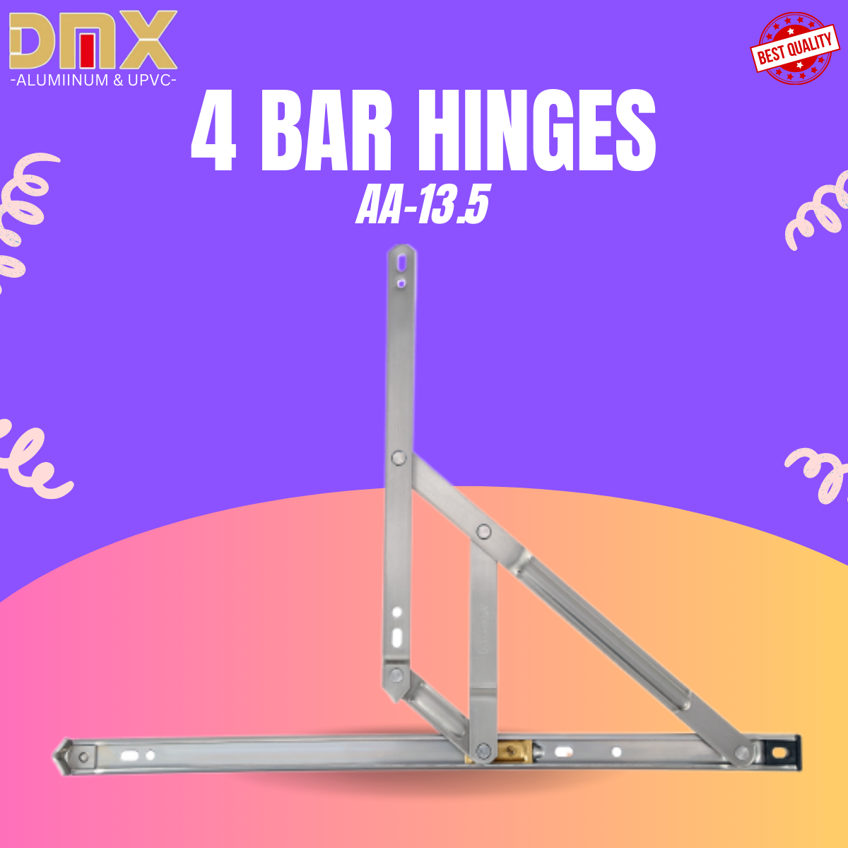 DMX 4-BAR 13.5 MM CENTER OPEN FOR AWNING AND CASEMENT WINDOW | Lazada PH