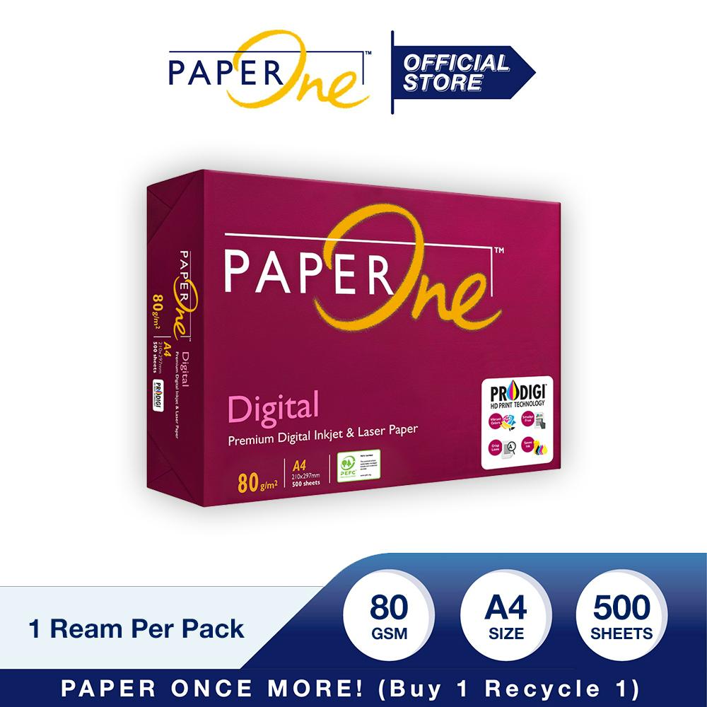 PaperOne Digital Copy Paper Carbon Neutral 80gsm A4 (500sheets/ream
