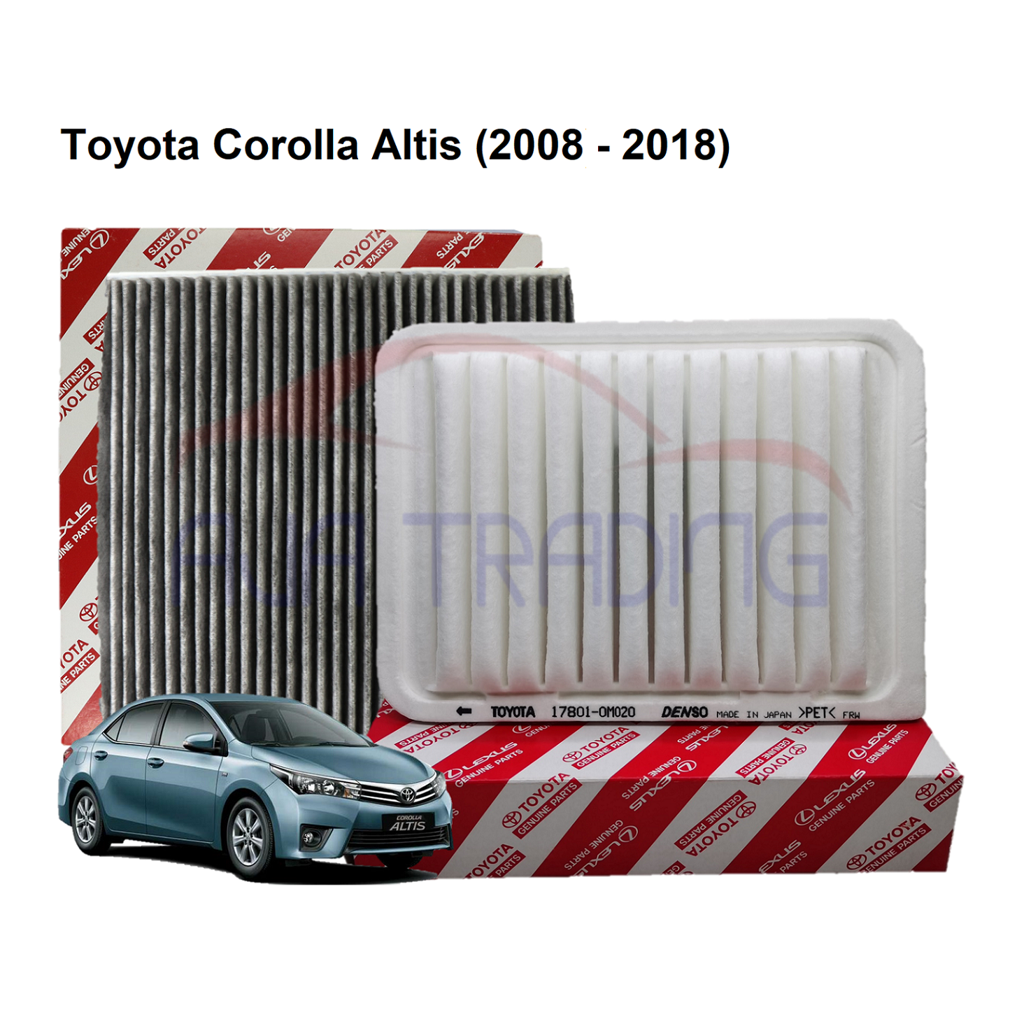 Cabin Filter Car Toyota Corolla / Cabin Air Filter For Toyota Corolla