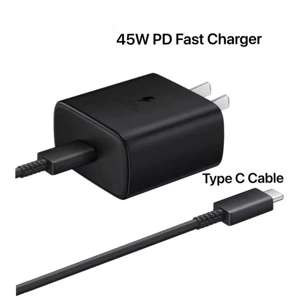 In stock for samsung 45w watts quick fast charger 6a turbo charging