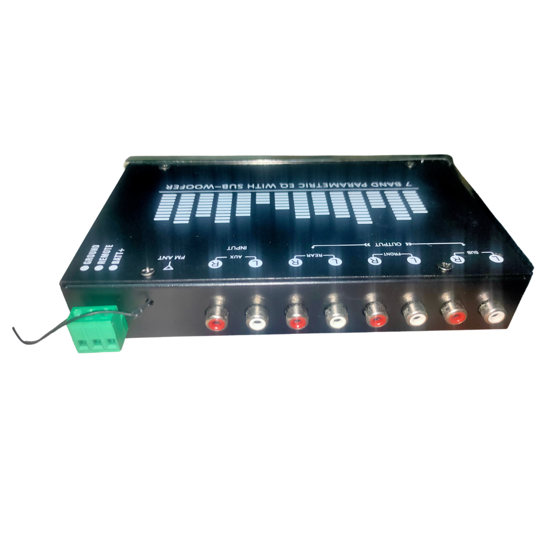 7 Bands Parametric Equalizer with USB/ Bluetooth / Subwoofer Output