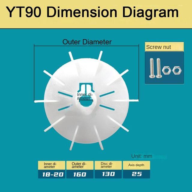 【CW】 Plastic Motor Fan Blade adjustable motor cooling fan Impeller Motor Fan Vane High