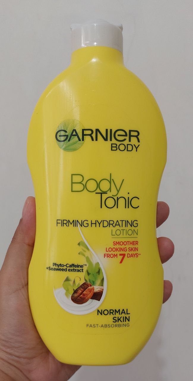 Garnier Body Tonic Firming Hydrating Lotion 400mL Smoother Skin in 7 days /Made in Poland