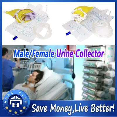 Older Elderly Men Woman Silicone Urine collector Bag Adults A stroke Urinary incontinence Urinal with Catheter Toilet Latex-Urine-Collector
