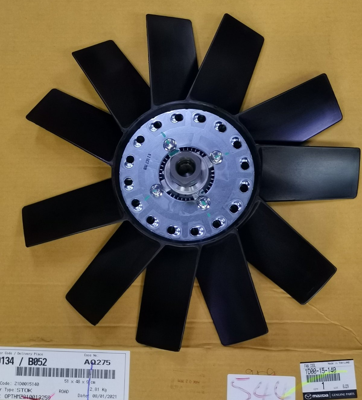 Mazda Clutch Fan for Ford Ranger 2.2L & 3.2L 20122016 PN 1D0015140 Lazada PH