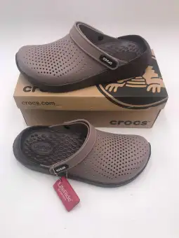 brown crocs for men