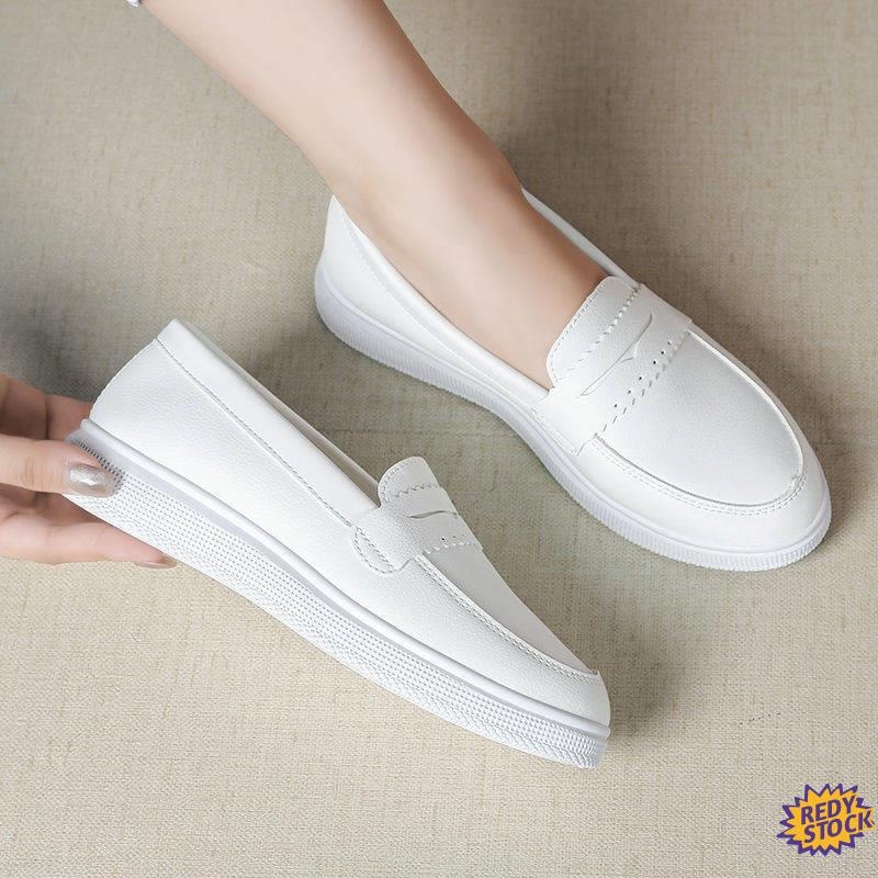 womens nursing shoes white