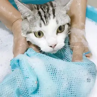 Cat Grooming Bag Washing Shower 